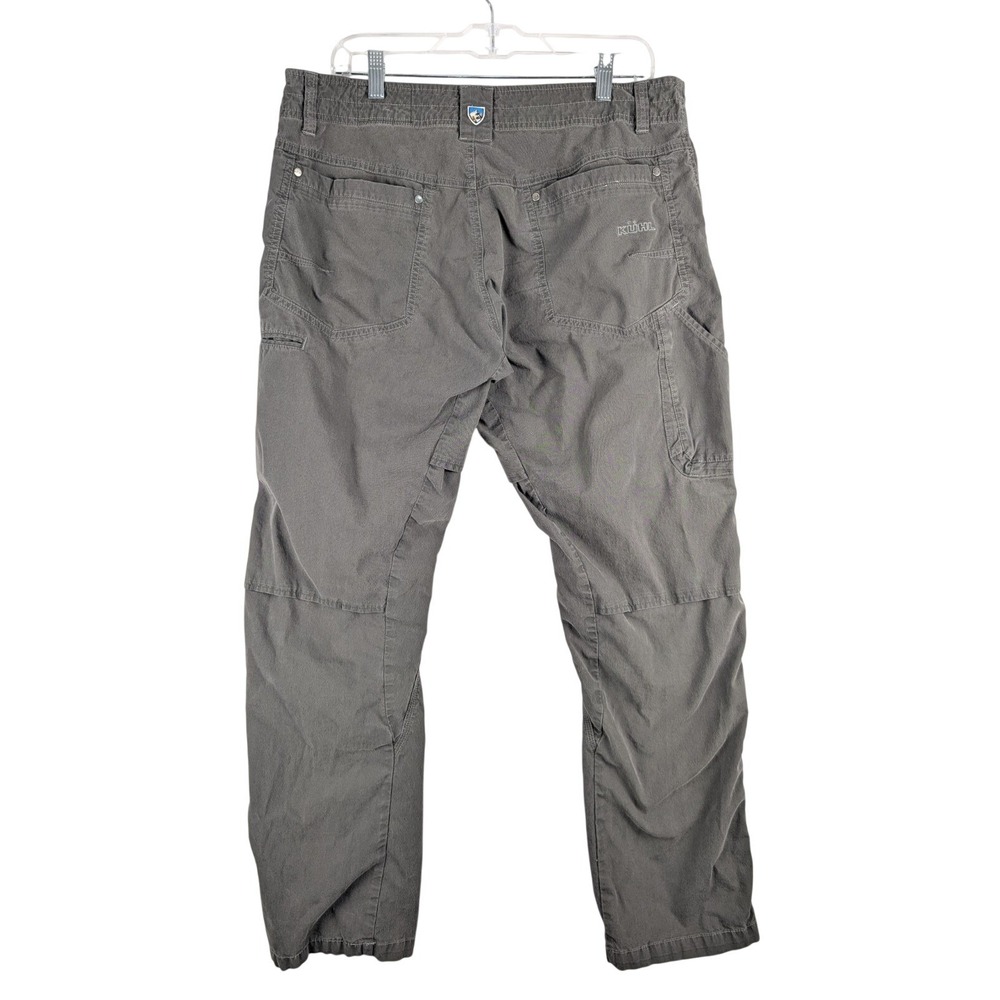 Kuhl Pants Mens 36x32 Gray Hiking Outdoor Stretch Articulated Knees Trail - Picture 2 of 7